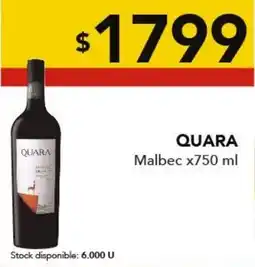 Nini Mayorista Quara malbec oferta
