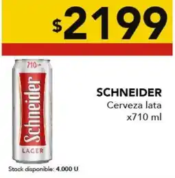 Nini Mayorista Schneider cerveza lata oferta