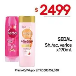 Nini Mayorista Sedal shampoo oferta