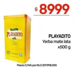 Nini Mayorista Playadito yerba mate lata oferta