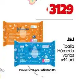 Nini Mayorista J&J toalla húmeda varias oferta