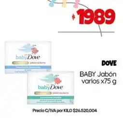 Nini Mayorista Dove baby jabón oferta