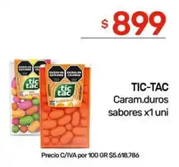 Nini Mayorista Tic-tac caram.duros sabores oferta
