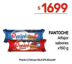 Nini Mayorista Fantoche alfajor sabores oferta