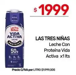 Nini Mayorista Las tres niñas leche con proteína vida activa oferta