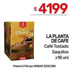Nini Mayorista La planta de cafe cafe tostado saquitos oferta
