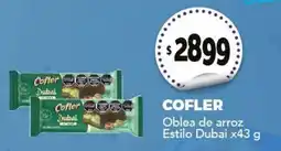 Nini Mayorista Cofler oblea de arroz estilo dubai oferta