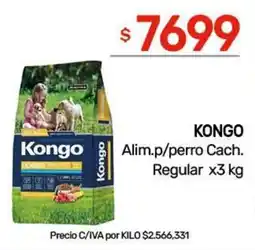 Nini Mayorista Kongo Alim.p/perro Cach. Regular oferta