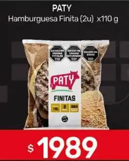 Nini Mayorista Paty hamburguesa finita oferta