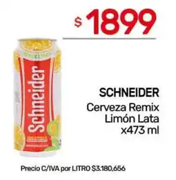 Nini Mayorista Schneider cerveza remix limón lata oferta