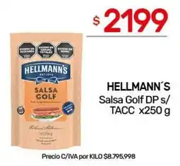 Nini Mayorista Hellmann's salsa golf dp oferta