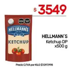 Nini Mayorista Hellmann's ketchup dp oferta