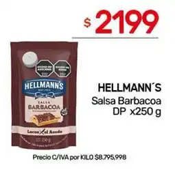 Nini Mayorista Hellmann's salsa barbacoa oferta