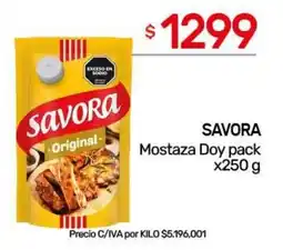 Nini Mayorista Savora mostaza oferta