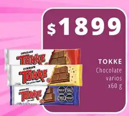 Nini Mayorista Tokke chocolate varios oferta