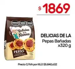 Nini Mayorista Delicias de la Nonna pepas bañadas oferta