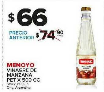 Carrefour Maxi Menoyo Vinagre De Manzana oferta