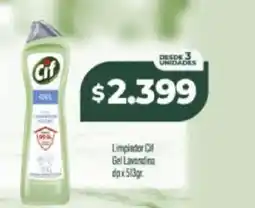 Supermayorista Vital Cif limpiador gel lavandina oferta