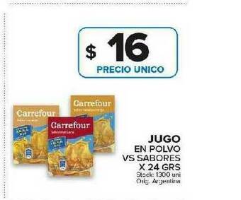 Carrefour Maxi Jugo En Polvo oferta