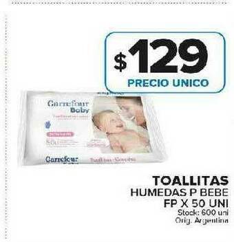 Carrefour Maxi Toallitas Humedas P Bebe oferta