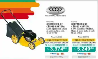 Cooperativa Obrera Cortadora De Césped Naftera R62nsr Coop -25% Descuentazo Cortadora De Césped Naftera Coop -25% Descuentazo oferta