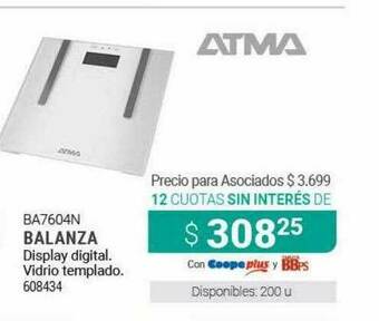 Cooperativa Obrera Ba7604n Balanza Atma oferta