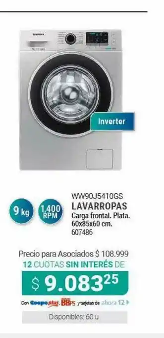 Cooperativa Obrera Ww90j5410gs Lavarropas oferta