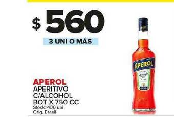 Carrefour Maxi Aperol Aperitivo C Alcohol oferta