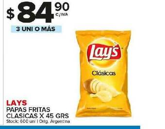 Carrefour Maxi Lays Papas Fritas Clasicas oferta