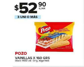 Carrefour Maxi Pozo Vainillas oferta