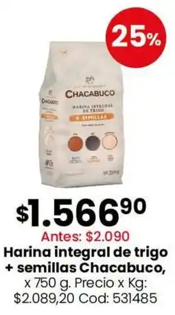 Coto Chacabuco harina integral de trigo + semillas oferta