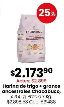 Coto Chacabuco harina de trigo + granos ancestrales oferta