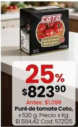 Coto Coto puré de tomate oferta