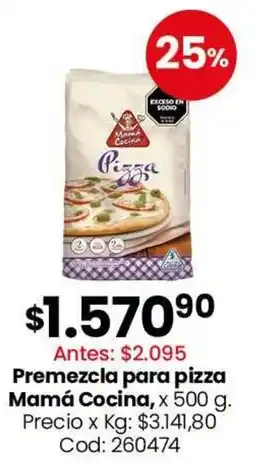 Coto Mamá Cocina premezcla para pizza oferta