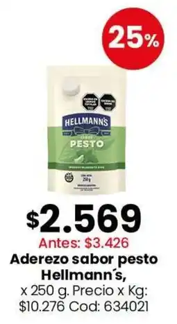 Coto Hellmann's aderezo sabor pesto oferta