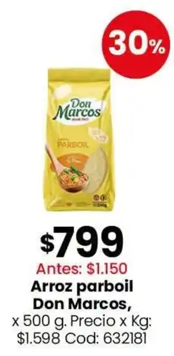 Coto Don Marcos arroz parboil oferta