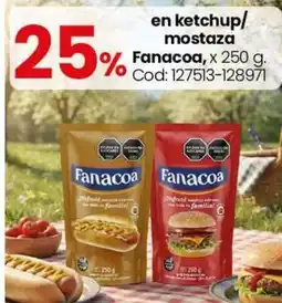 Coto Fanacoa en ketchup/mostaza oferta