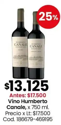 Coto Humberto Canale vino oferta