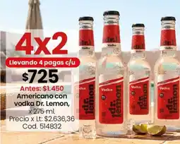 Coto Dr. lemon vodka oferta
