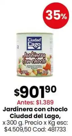 Coto Ciudad del Lago jardinera con choclo oferta