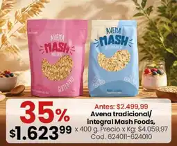 Coto Mash avena tradicional/integral oferta
