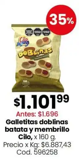 Coto Cilo galletitas doblinas batata y membrillo oferta