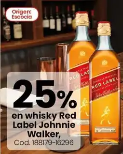 Coto Johnnie Walker whisky Red Label oferta