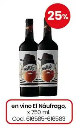 Coto El Náufrago en vino oferta