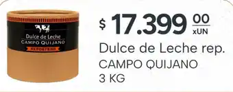 Campo quijano dulce de leche rep.