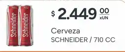 El Milagro Mayorista Schneider cerveza oferta