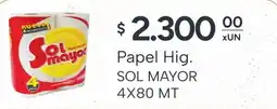 El Milagro Mayorista Sol mayor papel hig. oferta