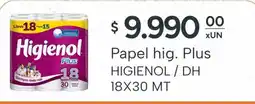 El Milagro Mayorista Higienol papel hig. plus oferta