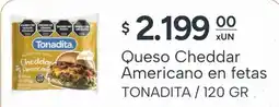 El Milagro Mayorista Tonadita queso cheddar americano en fetas oferta