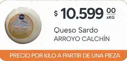 El Milagro Mayorista Arroyo Calchín queso sardo oferta